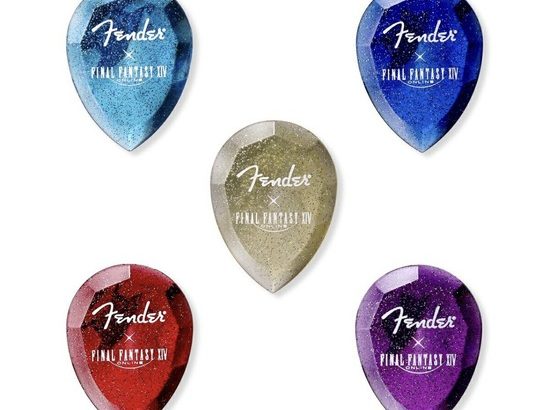 【FF14】『Fender』コラボ第二弾として特別限定ピックセット「CRYSTAL SHARDS」が発売決定！価格は4400円！