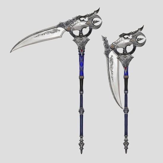 【FF14】刃の部分が可動式！6.0新ジョブ「リーパー」が装備する”サイス武器”のアートイラストが公開！