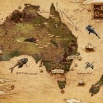 【FF14】オセアニアDC「Materia」の公開を記念してオーストラリアとニュージーランドのFF14マップ風の地図が配布！高解像度版のDLもできるぞ！
