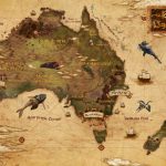 【FF14】オセアニアDCオープンを記念してエオルゼア全図風のオーストラリア＆ニュージーランド地図が公開！