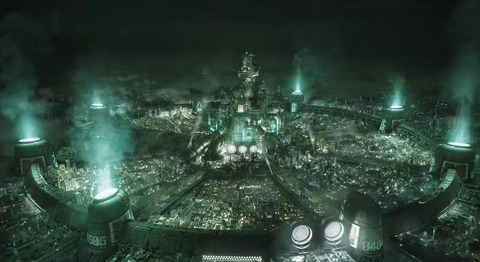 【FF14】ハウジンガーさんが製作したFF7の「魔晄都市ミッドガル」が凄すぎて話題に！