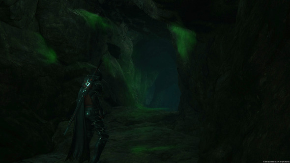 【画像】FF16の暗い洞窟を編集して明るくしてみた