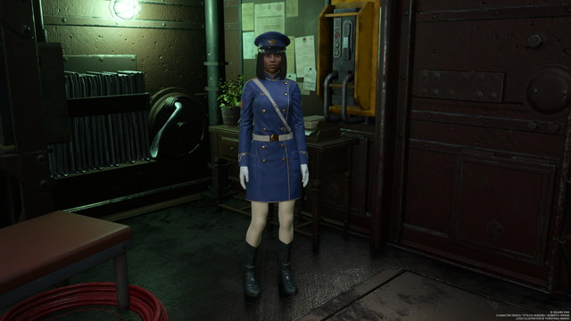 【FF7R】ジュノンの更衣室にいる女性兵士、なんで顔は黒人なのに足は白いの？？？