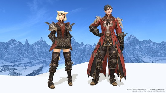 【FF14】『モンハンワールド』コラボ報酬のリオレウス装備、今見てもデザインがヤバいｗｗｗｗｗ