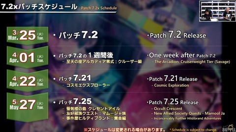 【FF14】パッチ7.21の実装日は4月22日！GWに思う存分コスモエクスプローラーで遊べるぞ！