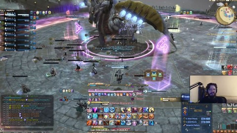 【FF14】海外勢がクレセントアイル「フォークタワー：力の塔」2ボス後の道中を突破し3ボスに到達！