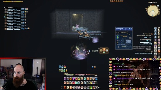 【FF14】クレセントアイルのフォークタワーで闇に包まれた謎の空間が存在していると判明。バグなのか、それとも謎解き要素なのか
