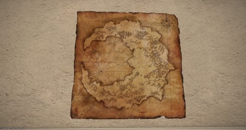 【FF14】ワイ、クレセントアイルのマウント移動速度アップ詳細地図と間違えて調度品の三日月島全図を交換してしまう…