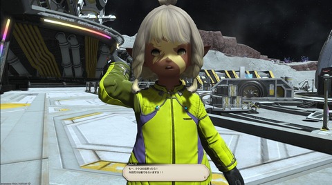 【FF14】コスモエクスプローラーの新規サブクエに登場するララ♀「ムムッコ」、プロジェクトマネージャーのMちゃんではないかと話題に。クエでは彼女の仕事を手伝える