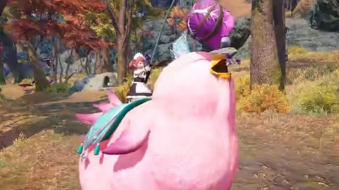 中国版「FFXIVモバイル」にピンクのでぶチョコボや金・青・緑色のユニコーンなど色違いマウントが実装決定！