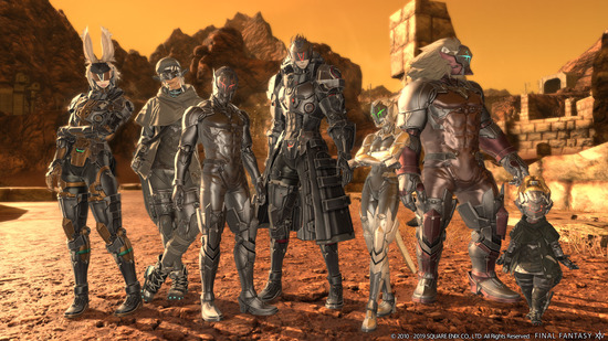 【FF14】7.3で2ヵ所染色に対応した「エクスアラガン装備」、染色できる箇所が予想外すぎてツッコミが殺到ｗｗｗｗｗ