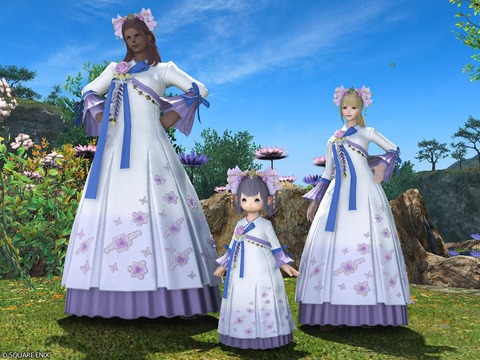【FF14】7.3にて「東方雅人・東方麗人」装備が性別による装備制限が撤廃され男性・女性でも装備可能に！