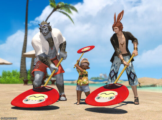 【FF14】エモート「大うちわで扇ぐ」など過去の紅蓮祭アイテムが本日よりモグステにて販売開始！