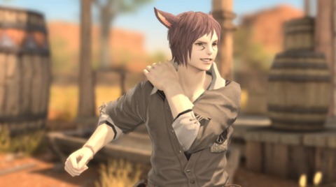 【FF14】「ヒカセンの年齢層は高め」7.31実装の新エモート「張り切る」、一部のヒカセンたちから四十肩、肩こりをほぐすエモートを言われる…