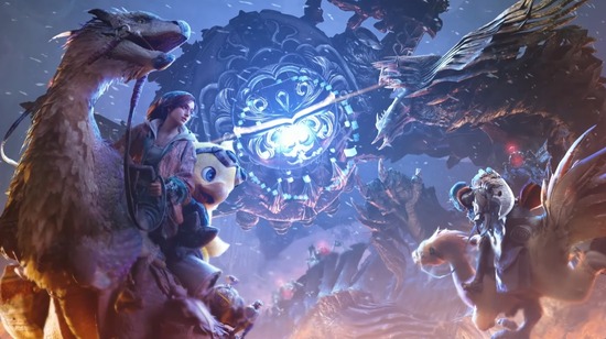 【FF14】『モンハンワイルズ』側の最新コラボトレーラーが公開！オメガに加えて暗黒騎士＆ピクトマンサーが参戦決定！