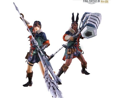 【FF14】「これで詠唱するの！？」「こんな鈍器でも1ダメ」モンハンワイルズコラボ報酬、黒魔道士の武器がハンマーで話題にｗｗｗｗｗｗ
