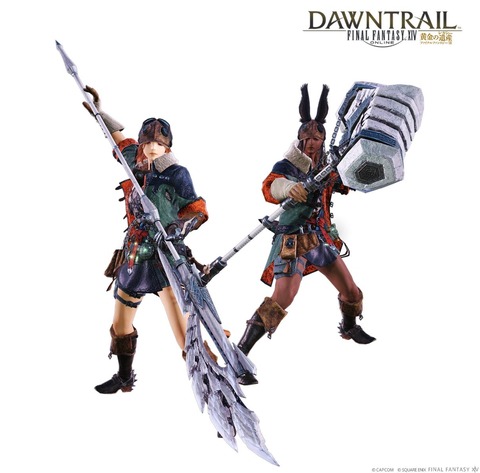 【FF14】「これで詠唱するの！？」「こんな鈍器でも1ダメ」モンハンワイルズコラボ報酬、黒魔道士の武器がハンマーで話題にｗｗｗｗｗｗ