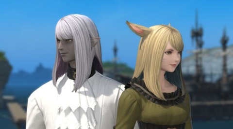 【FF14】7.35で「シンプルストレート」と思われる新髪型が実装！内側に色が付くインナーカラーな髪型