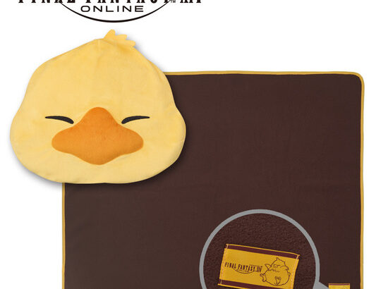 【FF14】新プライズ「ポーチ付きブランケット でぶチョコボ」が本日より全国のゲームセンターに登場！