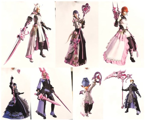 【FF14】「可愛すぎる」「俺がプリキュアに！？」7.4実装の新式装備、プリキュアっぽいと話題にｗｗｗｗｗｗ