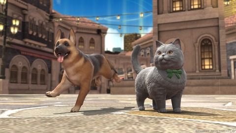 【FF14】これは滅茶苦茶可愛い！公式より7.4実装のミニオン「ブレイブ・シェパード」「ラノシアンショートヘア」の実機映像が公開