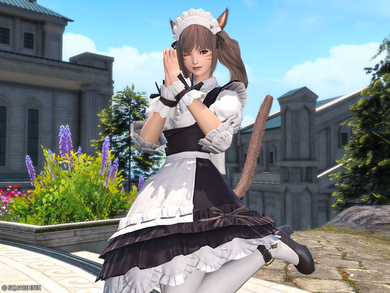 【FF14】7.4以降、オシャレ装備「メイドリストドレス」で染色反転バグが発生。カララントを消費してしまった人は後日補填へ