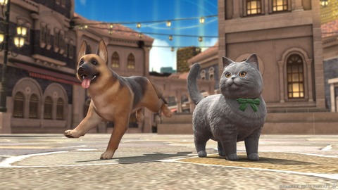 【FF14】7.4で実装の新ミニオン「ブレイブ・シェパード」「ラノシアンショートヘア」、滅茶苦茶可愛いと犬・猫好きヒカセンたちが歓喜