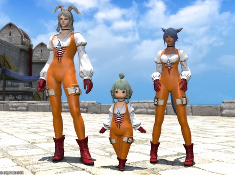 【FF14】FF9コラボの「ガーネット」衣装、男性だと”大事なとある部分”が目立つらしいｗｗｗｗｗ
